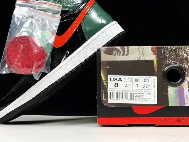 Kicktheory Air SoleFly High Black x Orange-Fir AV3905-038 Team Jordan Retro OG 1 0524